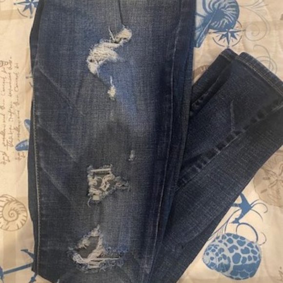 AMERICAN EAGLE RIPPED JEANS - Picture 2 of 4